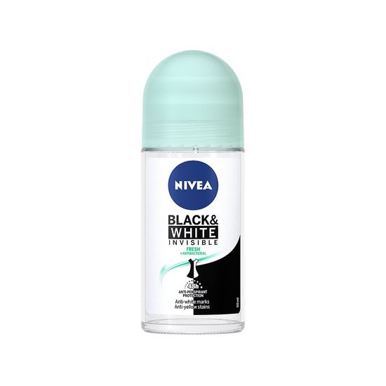 Антиперспирант ролл-он NIVEA DEO Черный и Белый, для женщин, 50 мл, изображение 2
