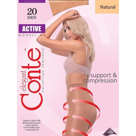 Колготки CONTE Active 20 ден (Natural) размер 5