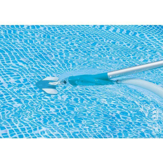 Set de curatare pentru piscina INTEX Deluxe, maner telescopic 279 cm, plasa, aspirator, perie, furtun, 3 image