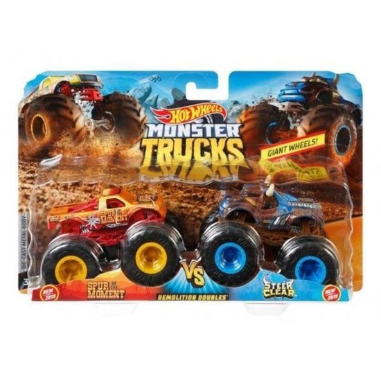 Набор машинок-внедорожников HOT WHEELS Monster Trucks, в ассортименте, 2шт, изображение 5