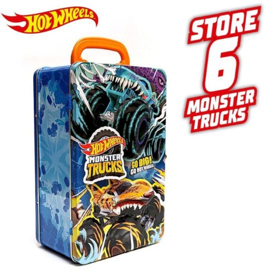 Container HOT WHEELS pentru 6 masinute din seria Monster Trucks, 2 image