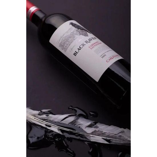 Vin CARLEVANA Black Raven Cabernet Sauvignon 2002, rosu, sec, 750 ml, 3 image