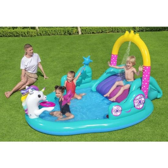 Centrul de joc gonflabil BESTWAY Unicorn, 274 х 198 х 137 cm, 5 image