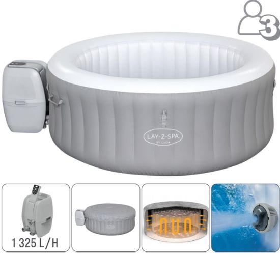 Jacuzzi SPA gonflabil BESTWAY St.Lucia AirJet, 170 х 66 cm, 3 image