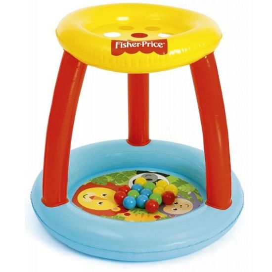 Centru de joc BESTWAY ANIMALUTE Fisher Price cu mingiute, 89 x 89 x 84 cm, 2 image