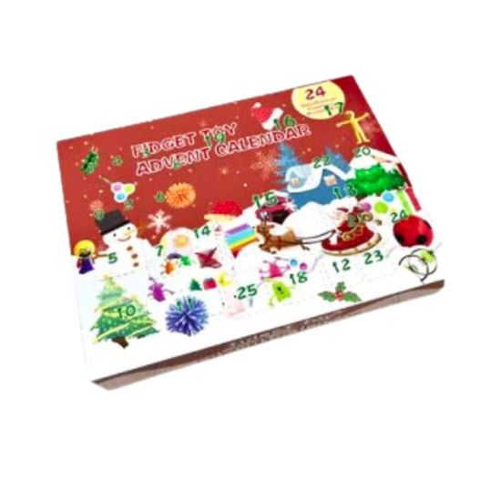 Адвент календарь ESSA TOYS с антистресс игрушками и головоломками, изображение 2