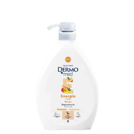 Гель для душа DERMOMED Energy Манго, с дозатором, 1 л, изображение 2