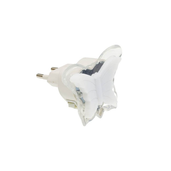 Lampa de veghe pentru priza VITO VT BUTTERFLY 809, 3х0,1W, lumina albastra