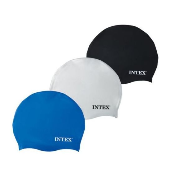 Шапка для плавания INTEX, из силикона, в ассортименте