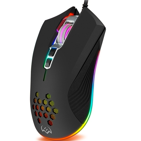 Mouse pentru gaming SVEN, RX-G850, RGB, Gaming Optical Mouse, Black, 2 image