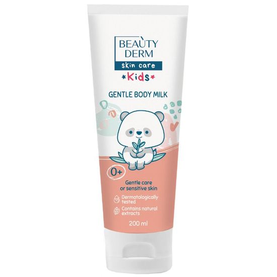 Нежное молочко BEAUTYDERM Kids для детей от рождения, 200 мл