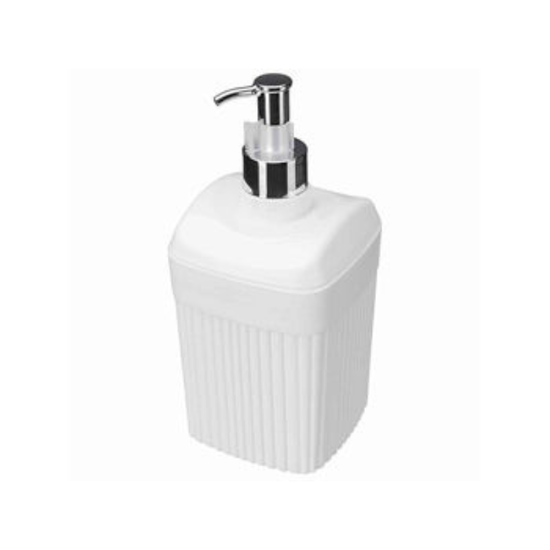 Dozator pentru sapun Econova Velvet, 650 ml, 18.7 cm, alb, 2 image