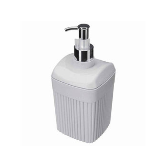 Dozator pentru sapun Econova Velvet, 650 ml, 18.7 cm, gri, 2 image