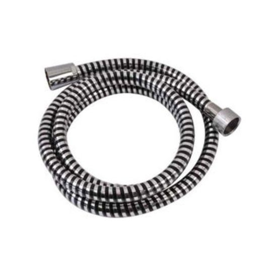 Furtun pentru dus Tendance, negru/argintiu, PVC, 1.5cm, 2 image