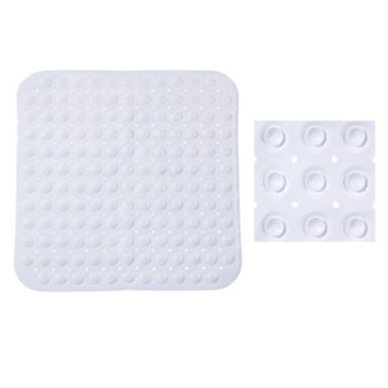 Коврик для душа Five, белый, PVC, 54x54cм