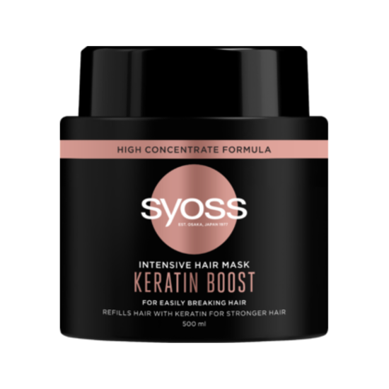 Маска для волос SYOSS Intensive Keratin Boost, 500 мл