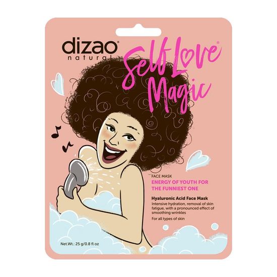 Маска для лица DIZAO LOVE Magic, Гиалуроновая кислота, 25 г