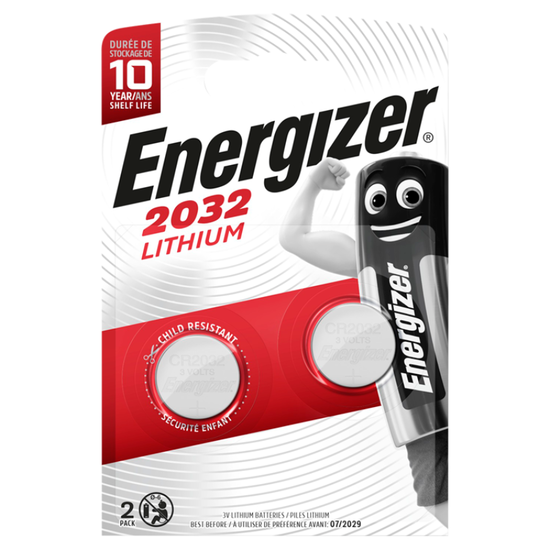 Батарейки ENERGIZER Lithium CR2032, 2 шт