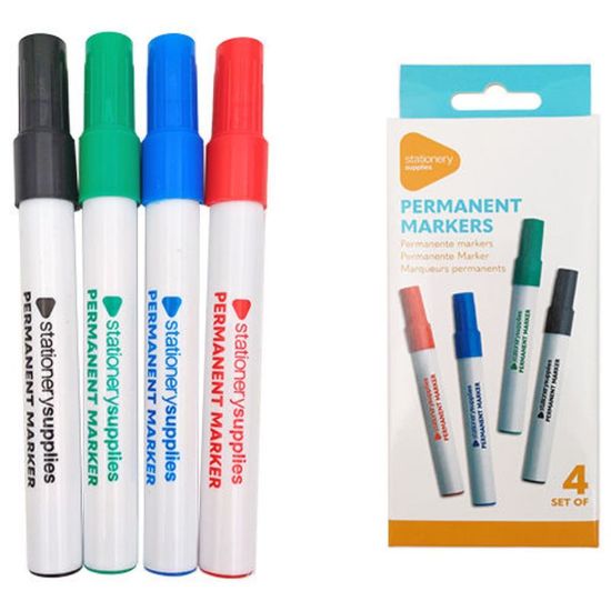 Set markere Free&Easy permanente, 4 buc, 2 image