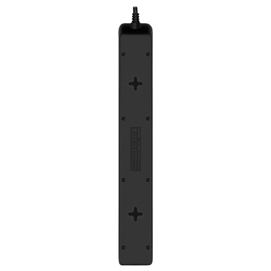 Prelungitor de retea SVEN Optima, 6 prize cu protectie pentru copii, 5 m, negru, 2 image