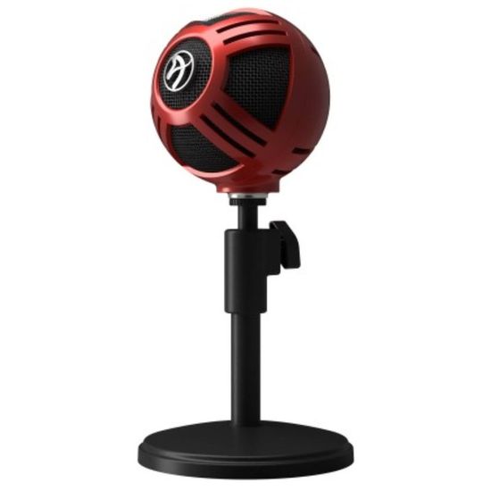 Microfon AROZZI Sfera entry level USB, rosu, 2 image