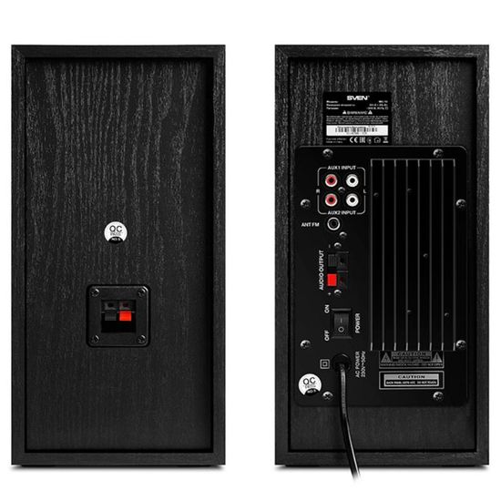 Speakers SVEN MC-10, 2.0 / 2x25W RMS, negru, 6 image