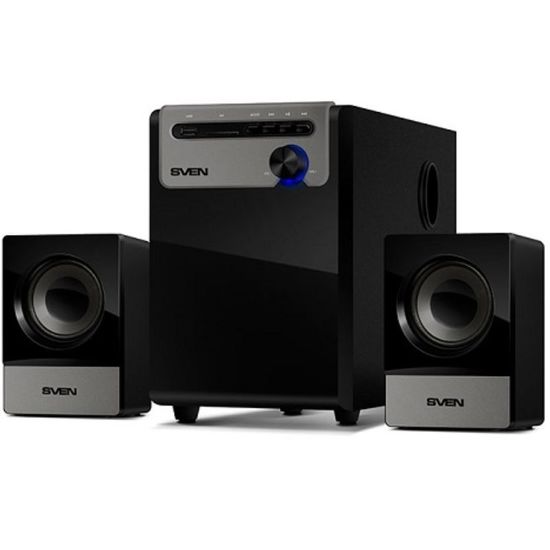 Колонки SVEN MS-110, 2.1 / 5W+2x2.5W RMS, черный, изображение 2