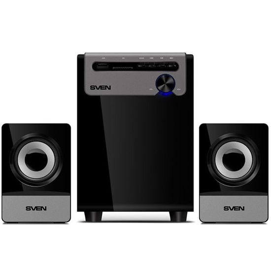 Колонки SVEN MS-110, 2.1 / 5W+2x2.5W RMS, черный, изображение 3