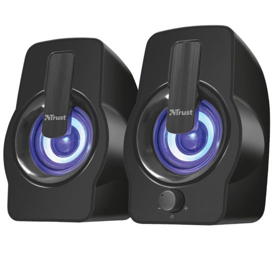 Boxe TRUST Gemi RGB 2.0, 12W, negru, 2 image