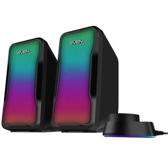 Boxe SVEN 435, USB, 2.0, 2x5W RMS, negru, 3 image