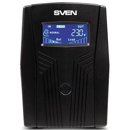 Источник бесперебойного питания SVEN Pro 650, LCD, USB, AVR, изображение 3