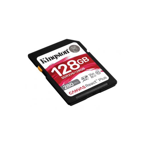 Карта памяти SD KINGSTON Canvas React Plus, Class10, UHS-II, U3, (V60), 128GB, изображение 2