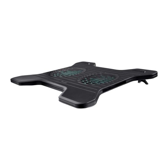 Suport cu sistem de racire pentru laptop TRUST Xstream Breeze, Notebook Cooling Pad up to 16", 2 silent cooling fans, Black, 4 image