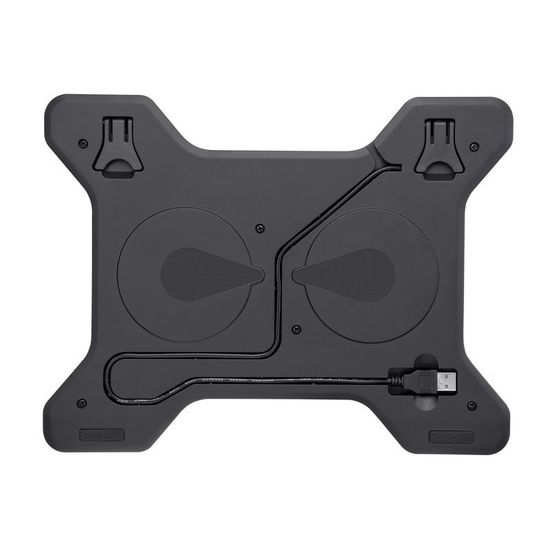 Suport cu sistem de racire pentru laptop TRUST Xstream Breeze, Notebook Cooling Pad up to 16", 2 silent cooling fans, Black, 7 image