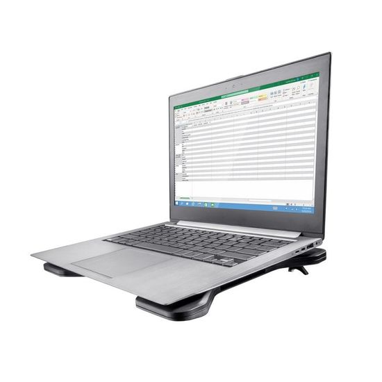 Suport cu sistem de racire pentru laptop TRUST Xstream Breeze, Notebook Cooling Pad up to 16", 2 silent cooling fans, Black, 5 image