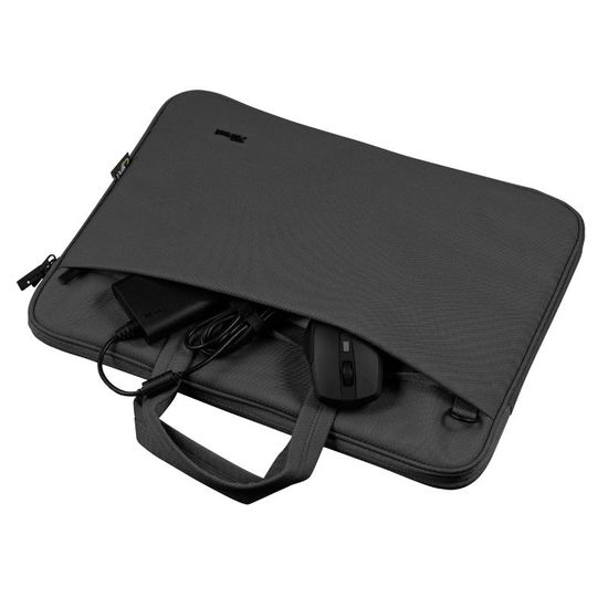 Сумка для ноутбуков TRUST NB bag 16" Bologna, Eco-friendly Slim laptop bag for 16" laptops, (410 x 290mm), Black, изображение 6
