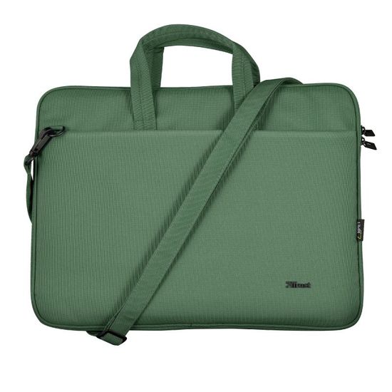 Сумка для ноутбуков TRUST NB bag 16" Bologna, Eco-friendly Slim laptop bag for 16" laptops, (410 x 290mm), Green, изображение 4