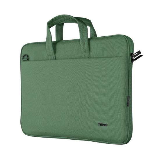 Сумка для ноутбуков TRUST NB bag 16" Bologna, Eco-friendly Slim laptop bag for 16" laptops, (410 x 290mm), Green, изображение 2
