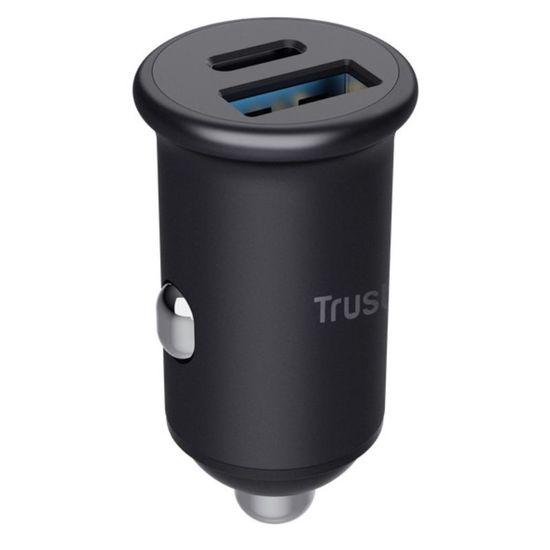 Автомобильное зарядное устройство TRUST Maxo Fast 38W PD Car Charger, черный, изображение 2