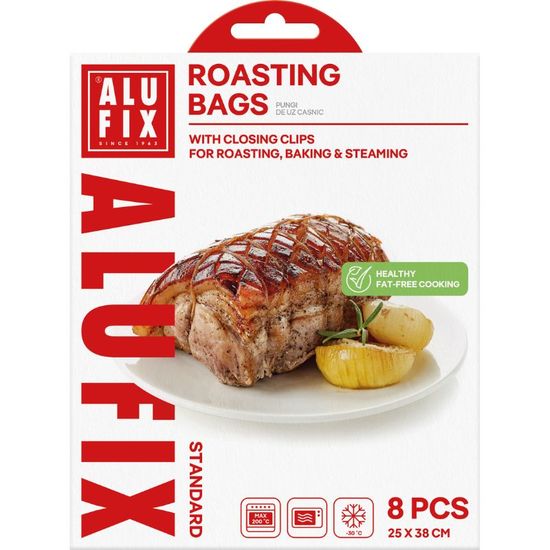 Pungi pentru copt ALUFIX, 25x38cm, 8buc