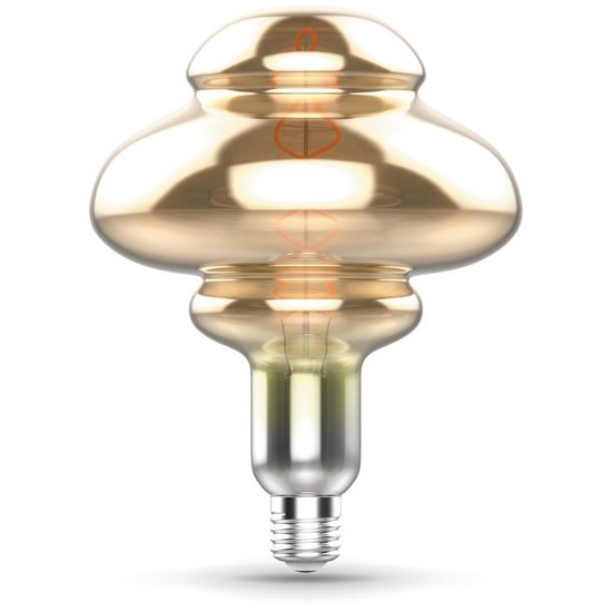 Лампочка GAUSS Filament VINTAGE BD160 Flexible LED 8W, E27, 2400K, 330lm, IP20, 160x210 мм, изображение 2