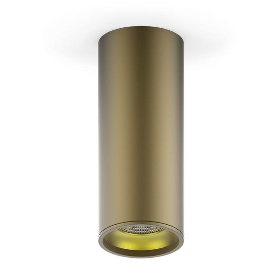 Светильник LED Gauss HD002, накладной, 12W/ 900lm/ IP20/ 3000K/ (кофе/золото) 1/30, теплый свет, изображение 2