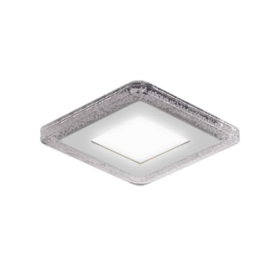 Corp de iluminat LED GAUSS Bubbles BL324 /12+4W/3000K/1200Lm/192x192х31мм,D160/IP20 1/20, incastrabil, patrat, 2 image