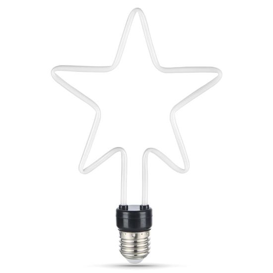 Лампочка GAUSS Filament Artline Star milky LED 7W, E27, 2700K, 580lm, IP20, 1, 10, 100, изображение 2