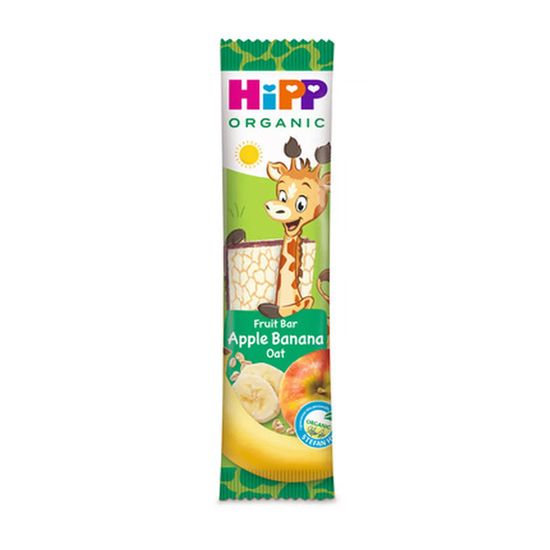 Фруктовый батончик HIPP Яблоко, банан с овсянкой, с 1-го года, 23гр