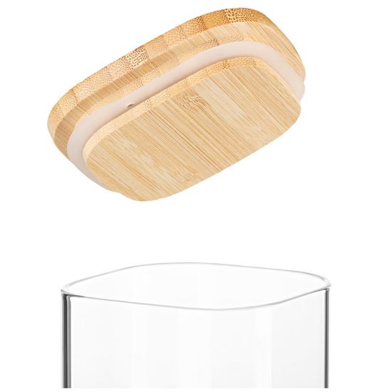 Банка для хранения ARDESTO Fresh, квадратная, 1300 мл, изображение 3