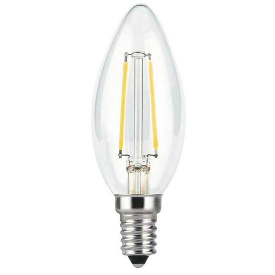 Лампочка GAUSS Filament C37 LED 5W, E14, 4100K, 710lm, IP20
