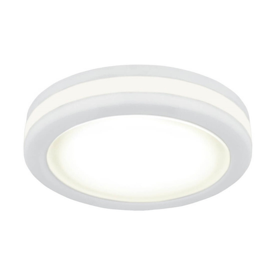 Светильник встраиваемый GAUSS Backlight BL098 круглый, 5Вт, GU5.3, 3000K, IP20, 80x40 мм, белый, 1 шт, изображение 2