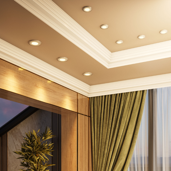 Corp de iluminat incastrabil GAUSS Bubbles BL314, LED, rotund, 3+3W, 3000K, 350lm, IP20, 103х31 mm, 1 buc, 6 image