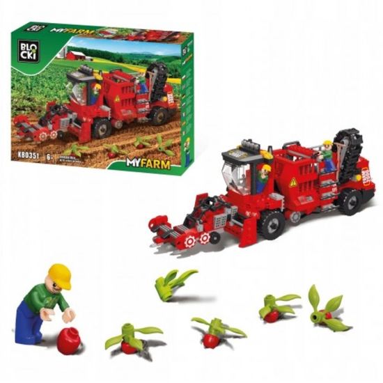 Set de constructie Combina de recoltare a sfeclei Blocki MyFarm, 3 image